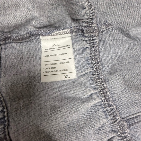 KanCan Blue Denim Peplum Jacket - Picture 5 of 7